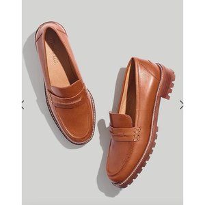 Madewell $158 Corinne Lugsole Loafer Dried Maple Size 7.5 NE526